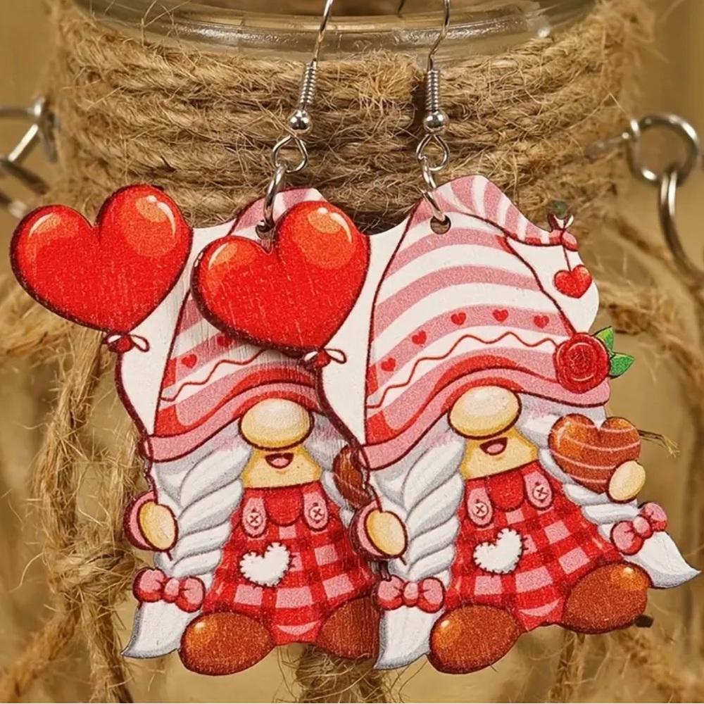 Wood earrings